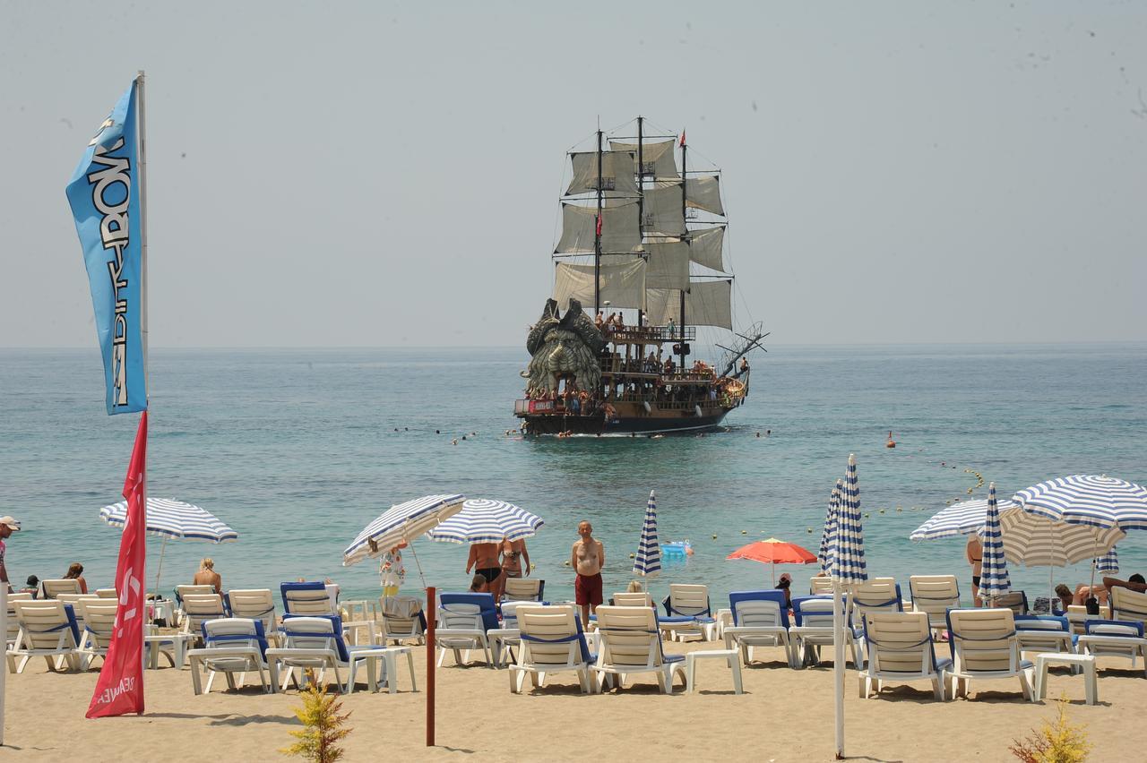 Akman Beach Apart Otel Alanya Buitenkant foto