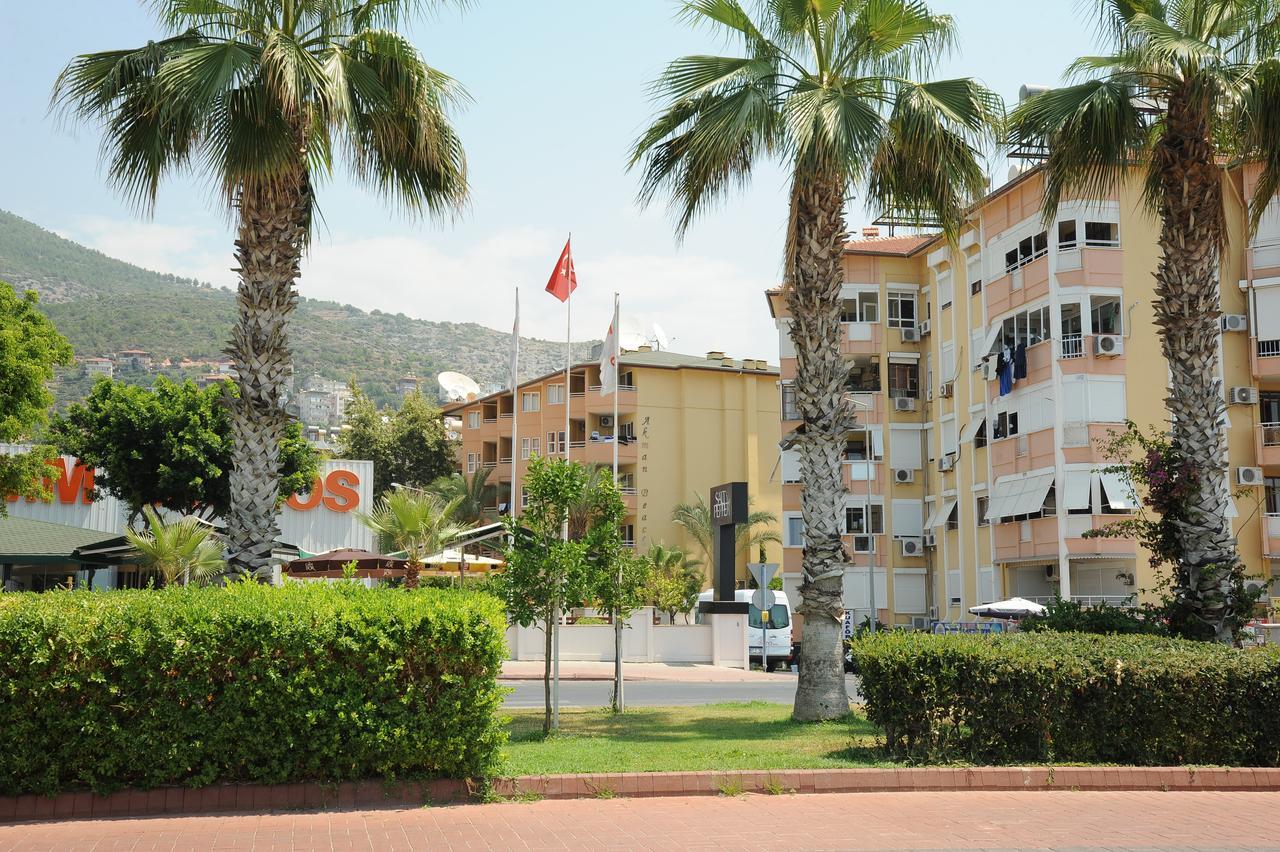 Akman Beach Apart Otel Alanya Buitenkant foto